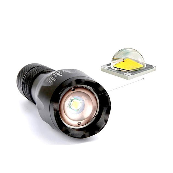 LAMPE TORCHE LED ULTRA-PUISSANTE RECHARGEABLE - LIGHTPRO™ – TOOLZ. Materiel  Outillage